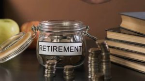 jar of coins for retirement